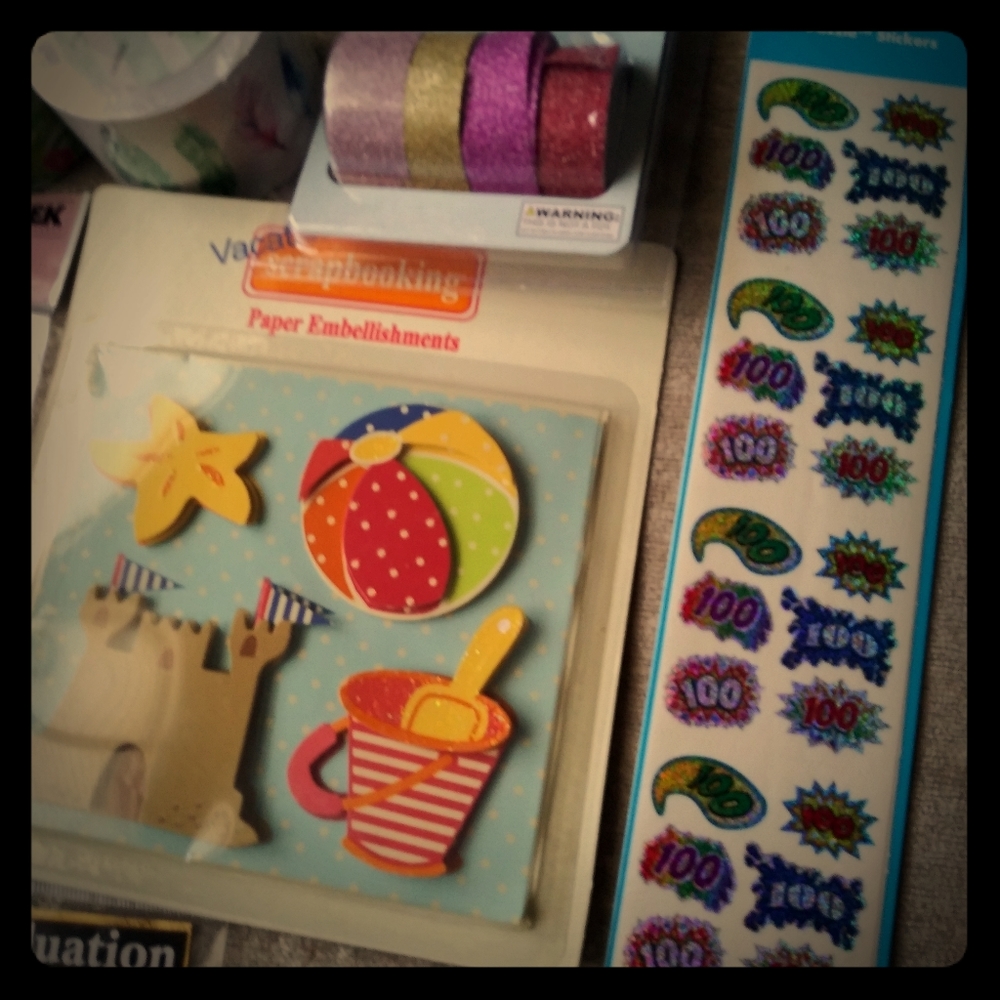 Scrapbooking supplies